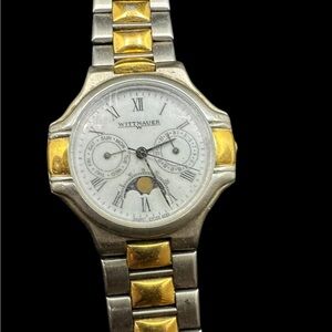 Wittnauer Two-Tone Moonphase Watch